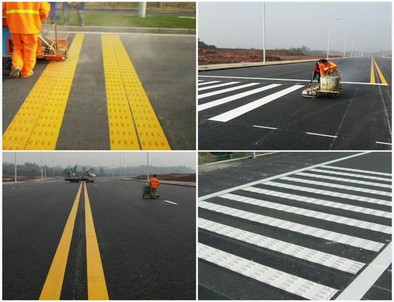 天津专业道路划线施工